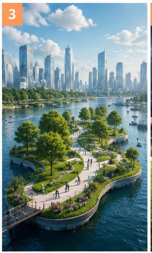 Coastal Cities Turn to Floating Parks as Sea Levels Continue to Rise